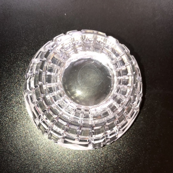 NEW LISTING! 1986 Vintage FTDA Lead Crystal Heart Vase Candy Dish - Picture 3 of 10